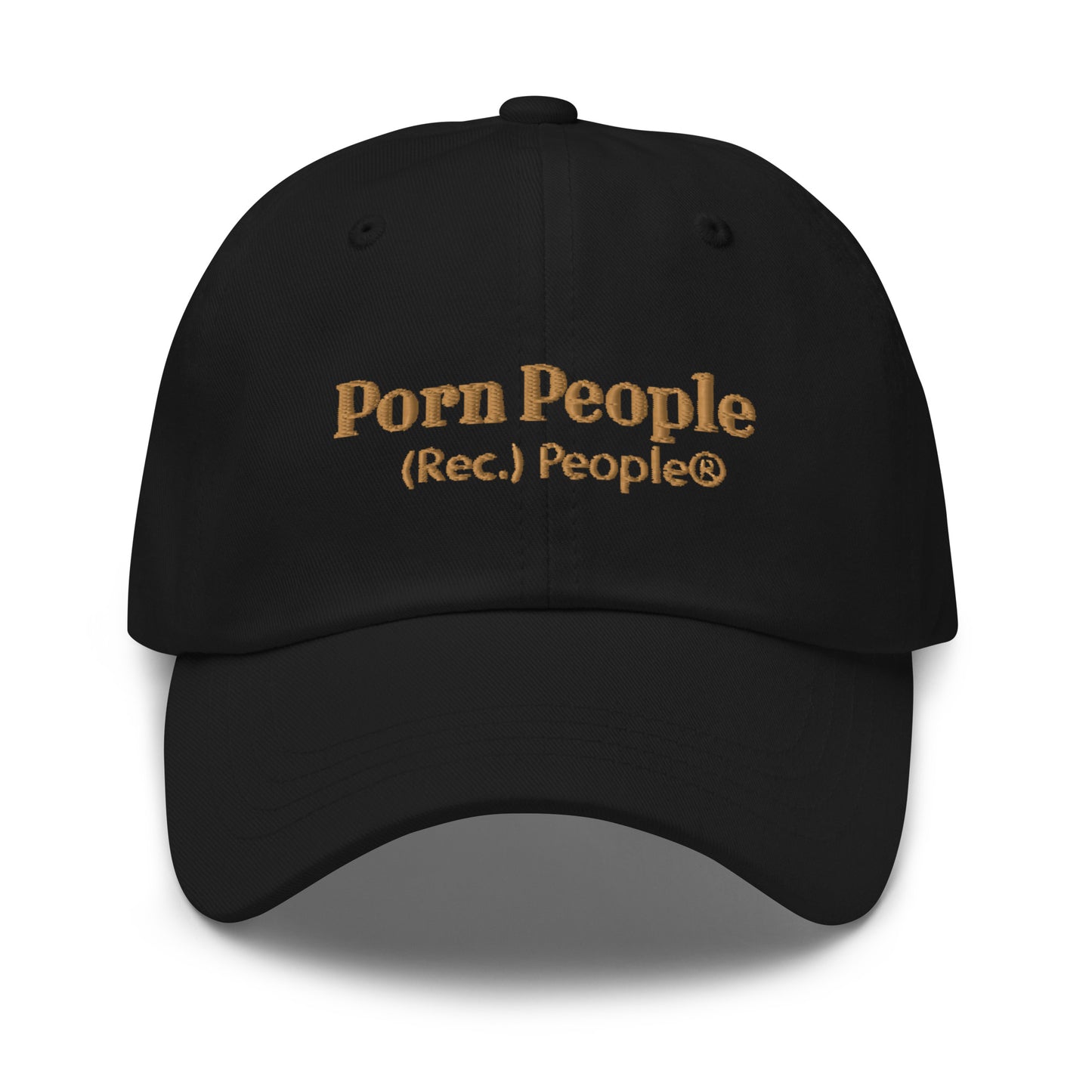 Porn People Gold Couture gorra classic baseball negra