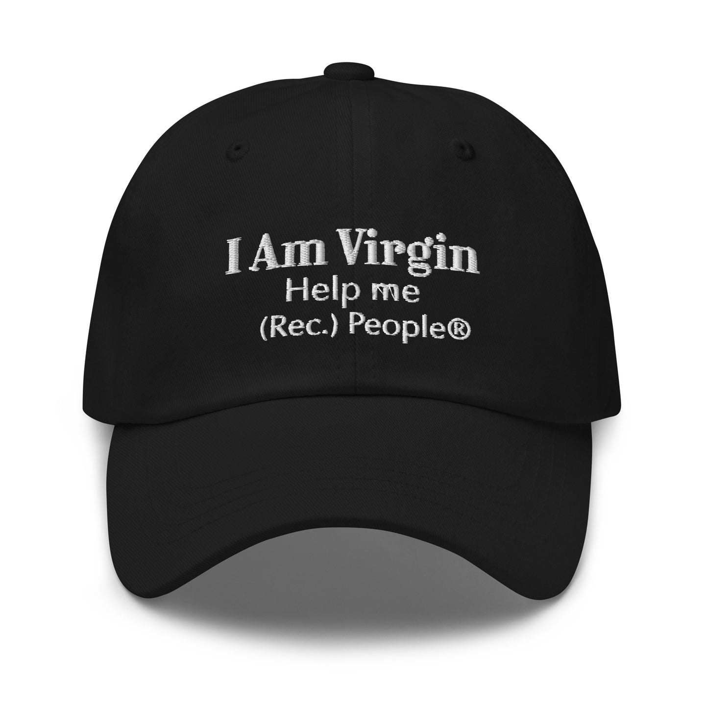 I Am Virgin Classic baseball mensaje blanco (5 colores)