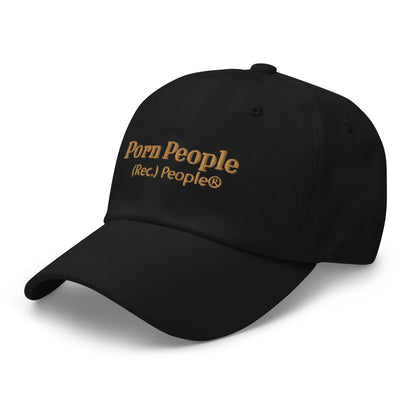 Porn People Gold Couture gorra classic baseball negra