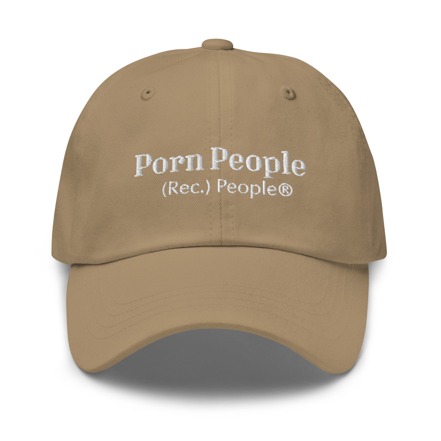 Porn People gorra classic baseball beige