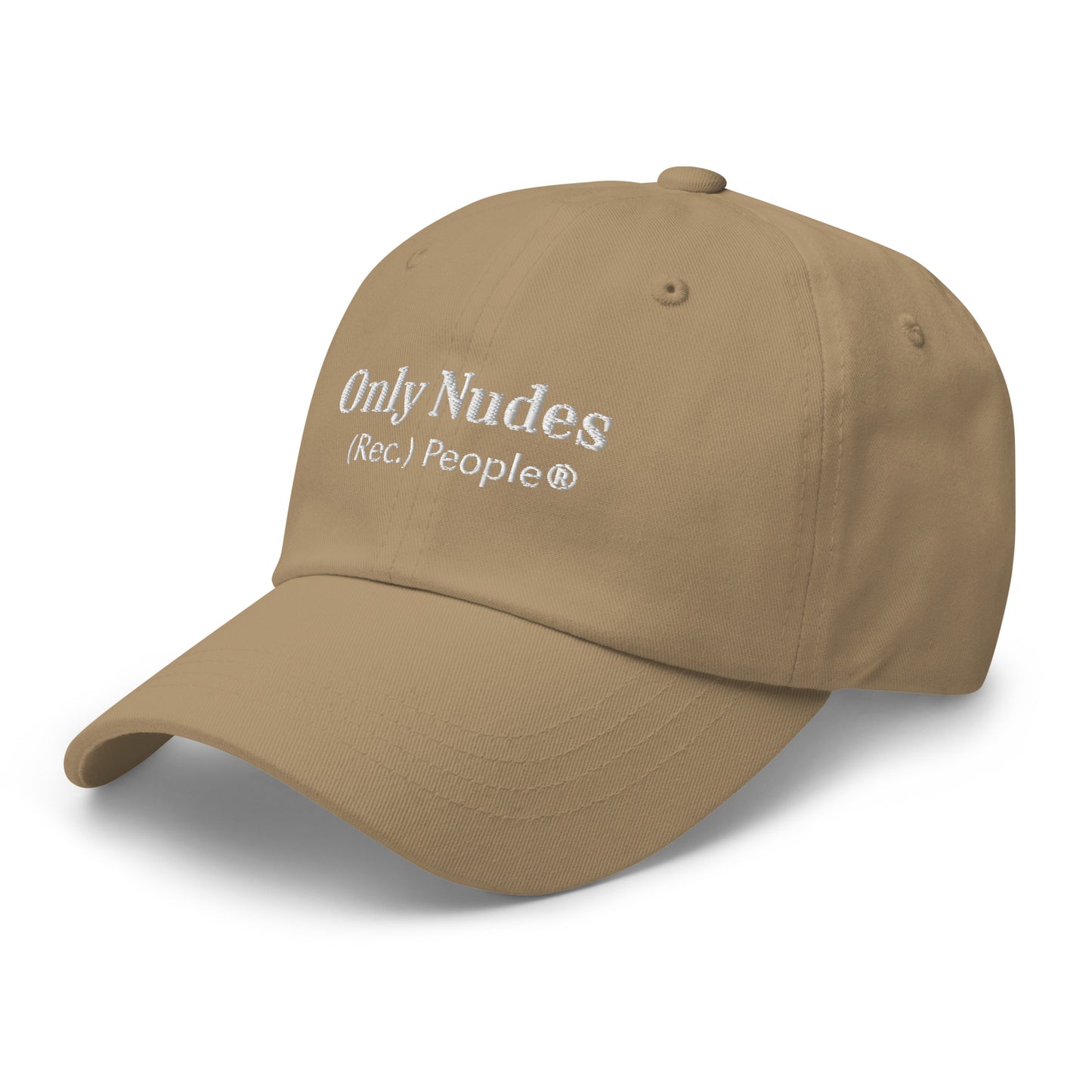 Only Nudes gorra classic baseball beige