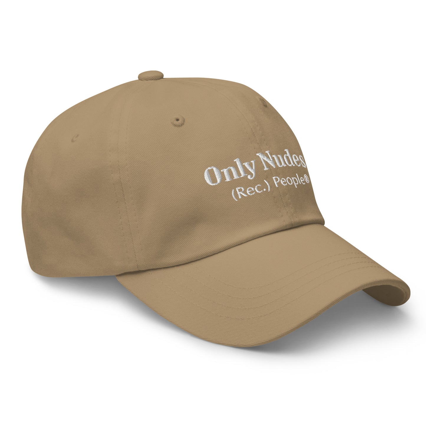 Only Nudes gorra classic baseball beige