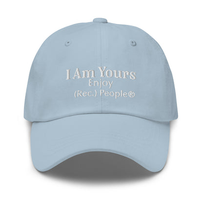 I Am Yours Classic baseball mensaje blanco (5 colores)