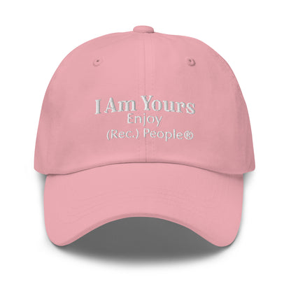 I Am Yours Classic baseball mensaje blanco (5 colores)