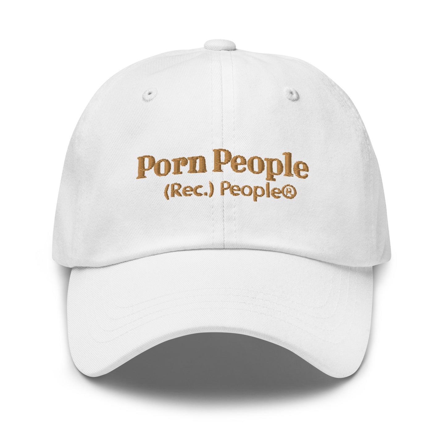 Porn People Gold Couture gorra classic baseball blanca