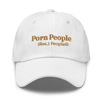 Porn People Gold Couture gorra classic baseball blanca