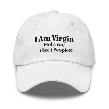 I Am Virgin gorra classic baseball blanca