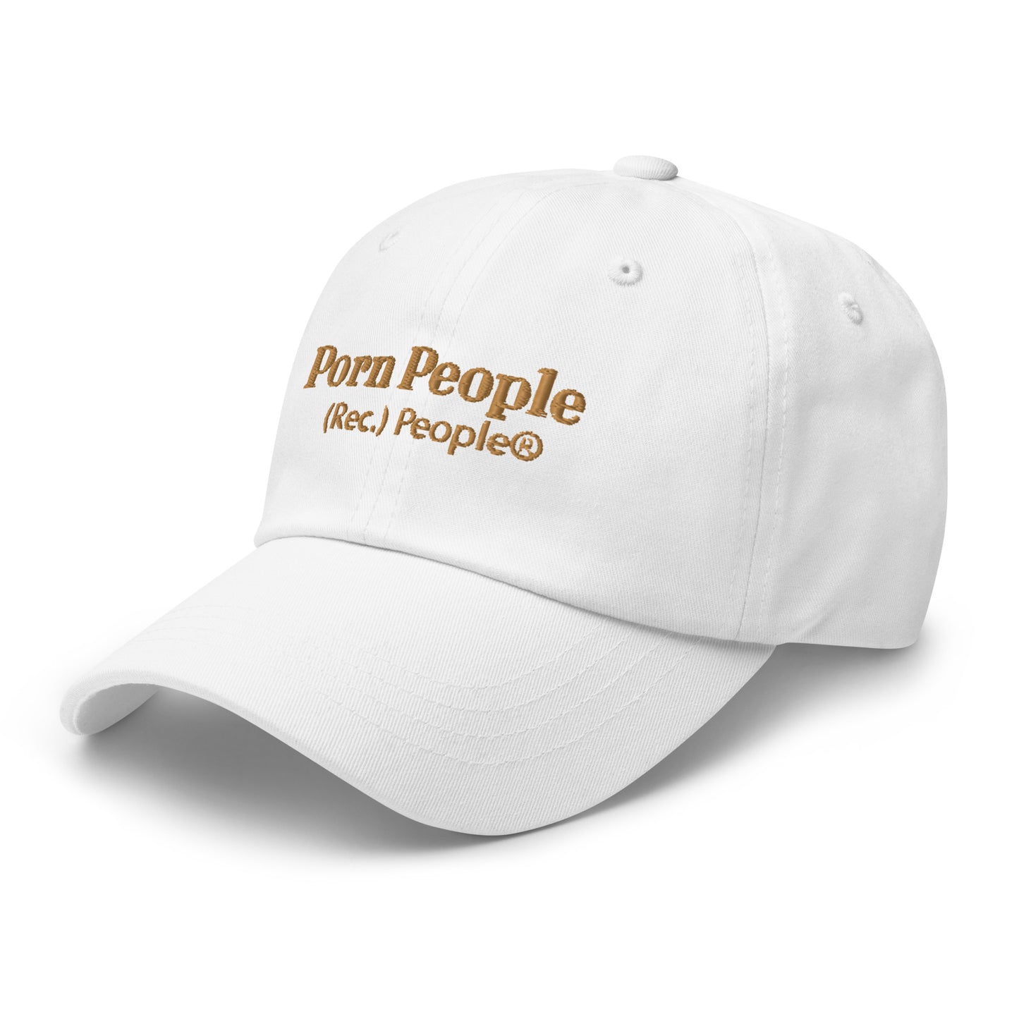 Porn People Gold Couture gorra classic baseball blanca