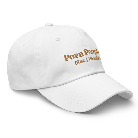 Porn People Gold Couture gorra classic baseball blanca