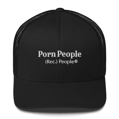 Porn People gorra trucker negra