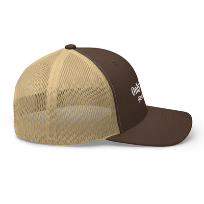 Only Nudes gorra trucker marrón/beige