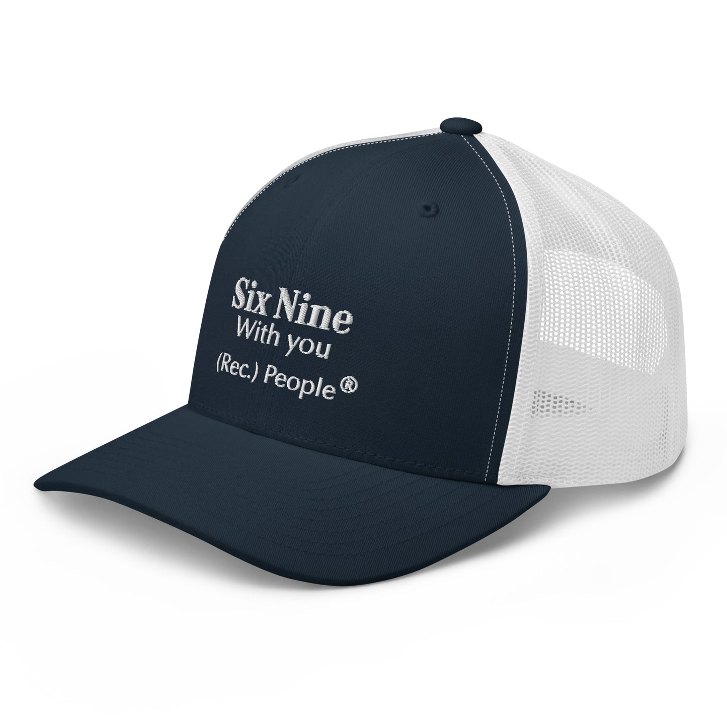 Six Nine gorra trucker mensaje blanco (3 colores)