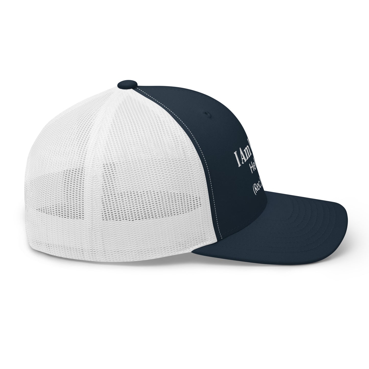 I Am Virgin gorra trucker mensaje blanco (3 colores)