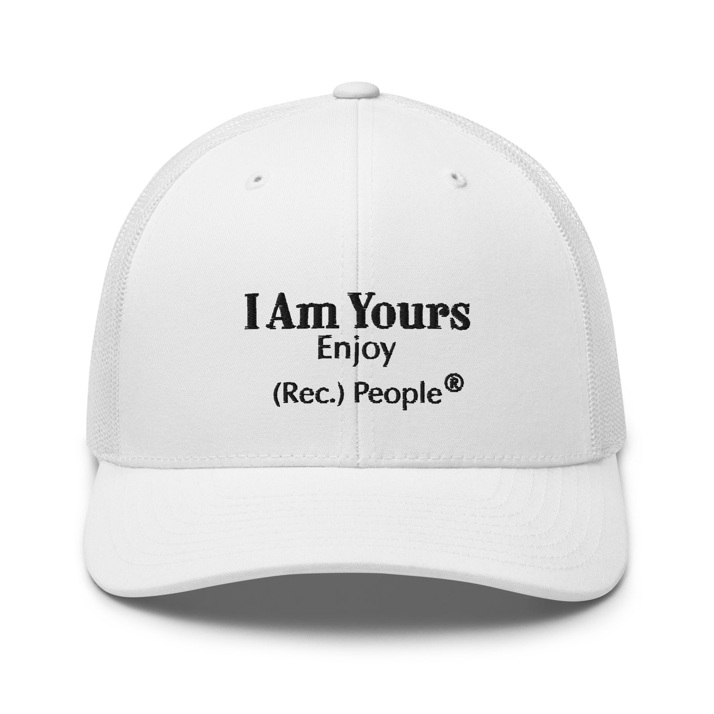 I Am Yours gorra trucker mensaje negro (3 colores)