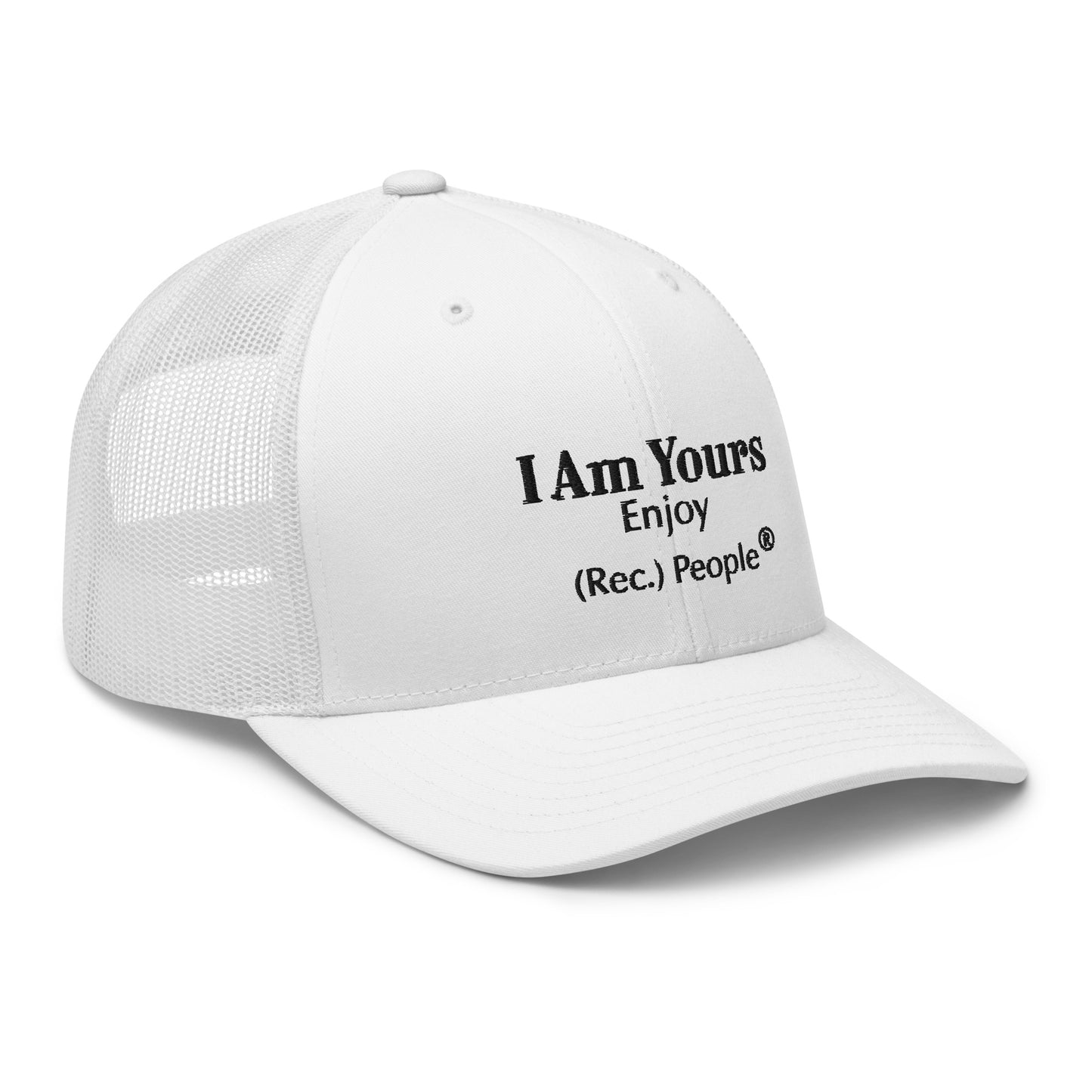 I Am Yours gorra trucker mensaje negro (3 colores)