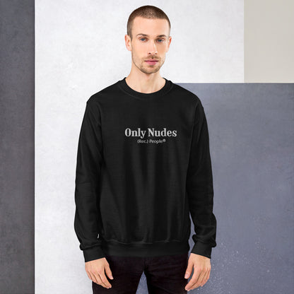 Only Nudes sudadera sin capucha negra