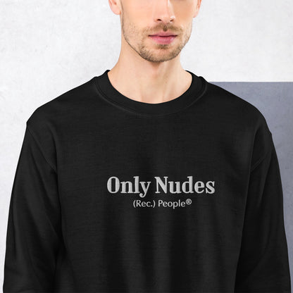 Only Nudes sudadera sin capucha negra