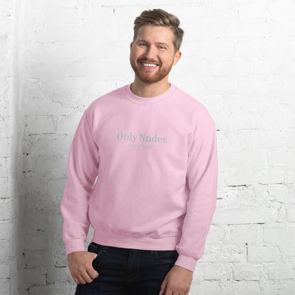 Only Nudes sudadera sin capucha rosa