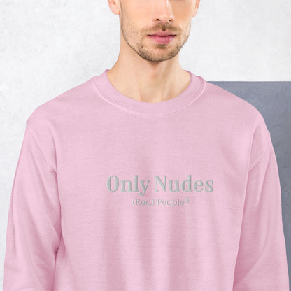 Only Nudes sudadera sin capucha rosa