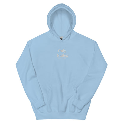 Only Nudes sudadera capucha azul cielo