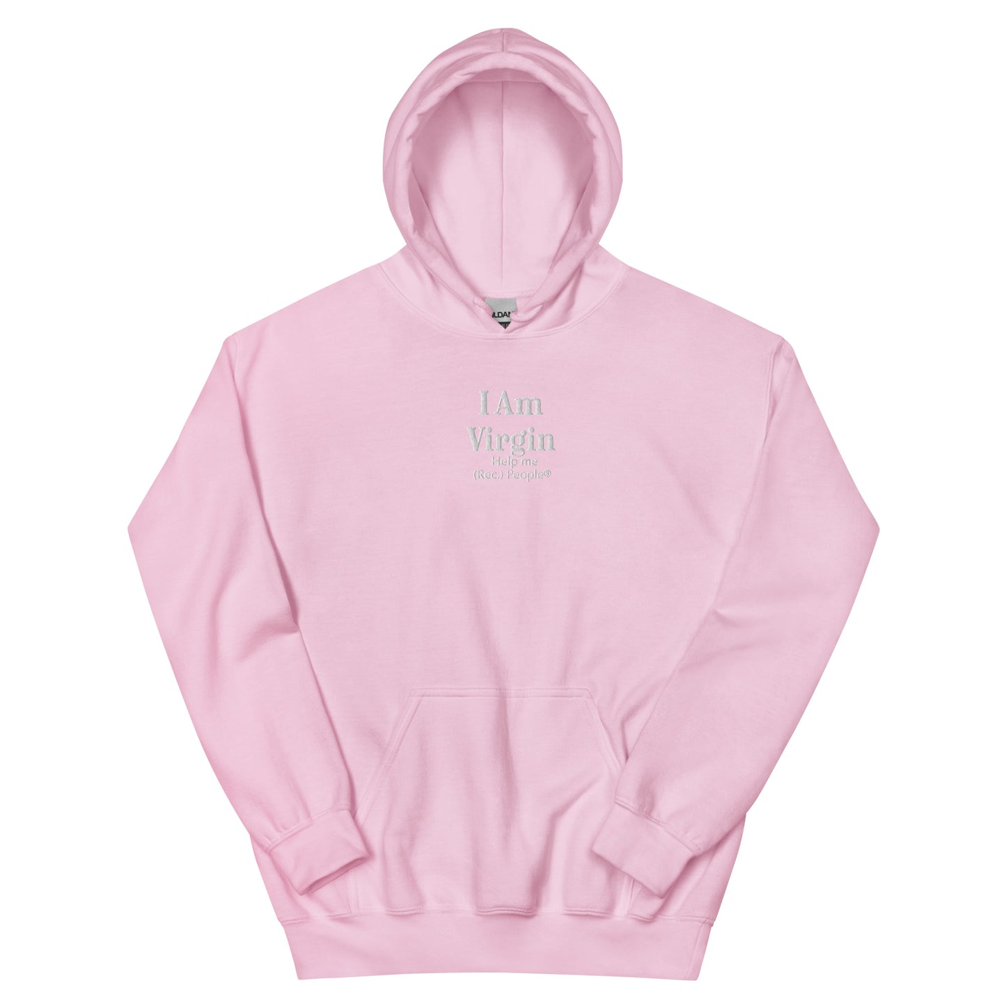 I Am Virgin sudadera con capucha rosa